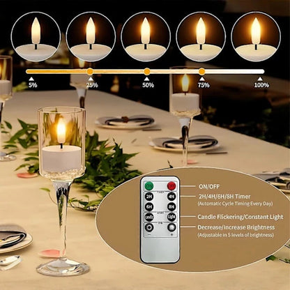 Säker LED-ljuslykta med LED-ljus – skapar en varm och mysig atmosfär